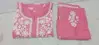 Bs 153 Cotton With Embroidery Work Kurti With Bottom